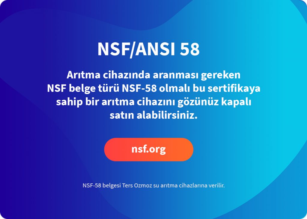 En İyi Su Arıtma Cihazı Hangisi? 6 nsf belgesi