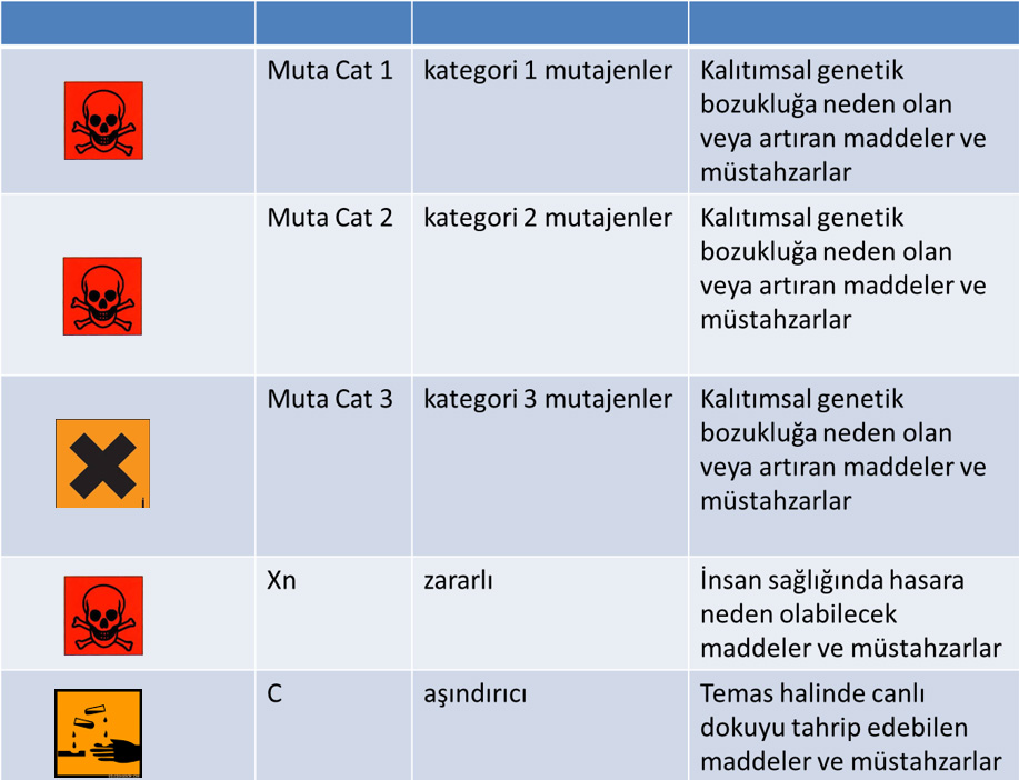 Tehlikeli Kimyasalların Sınıflandırılması Depolanması Kullanımı 3
